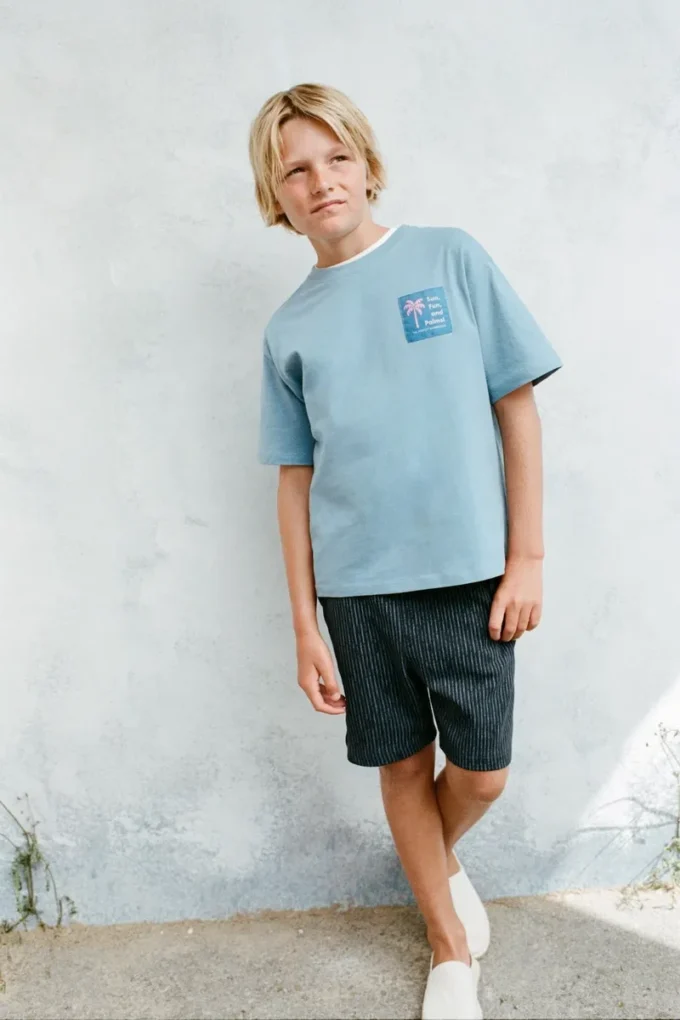 Bermuda in cotone stampato