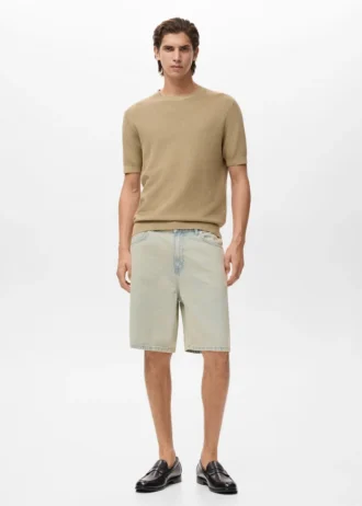 Bermuda in denim dalla vestibilità comoda