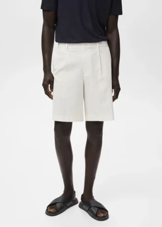 Bermuda slim fit in cotone chino