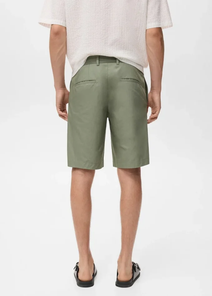 Bermuda slim fit in cotone chino Bermuda slim fit in cotone chino