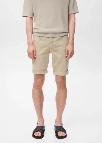 Bermuda slim fit in denim