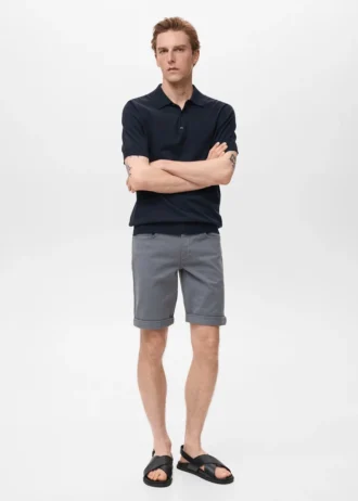 Bermuda slim fit in denim Bermuda slim fit in denim
