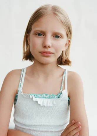 Bikini a fascia stampato