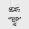 Bikini con stampa palme Bikini con stampa palme