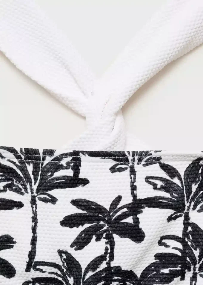Bikini con stampa palme Bikini con stampa palme