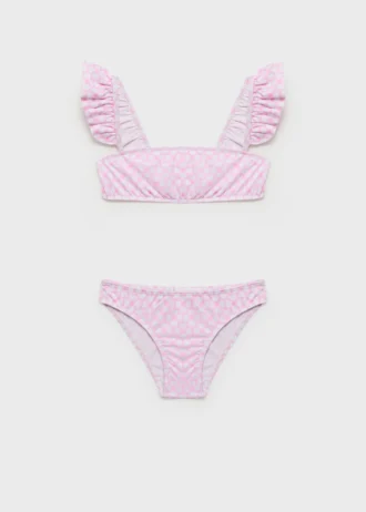 Bikini floreale con volant