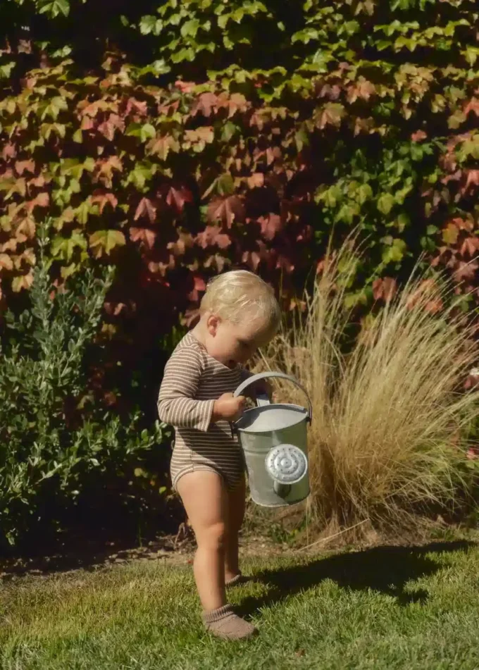 Body in cotone a righe