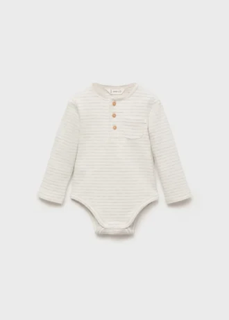 Body in cotone a righe