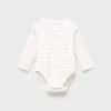 Body in cotone a righe Body in cotone a righe