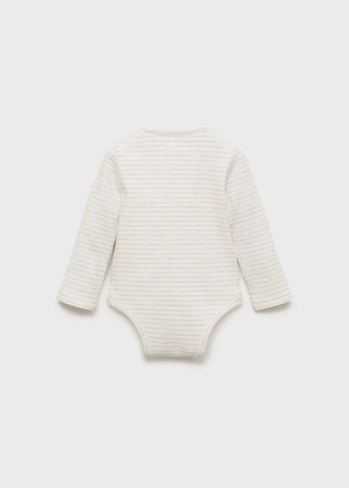 Body in cotone a righe