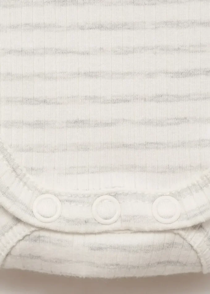 Body in cotone a righe