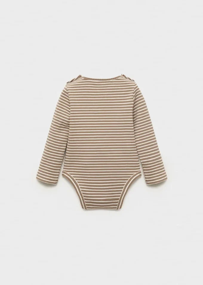 Body in cotone a righe