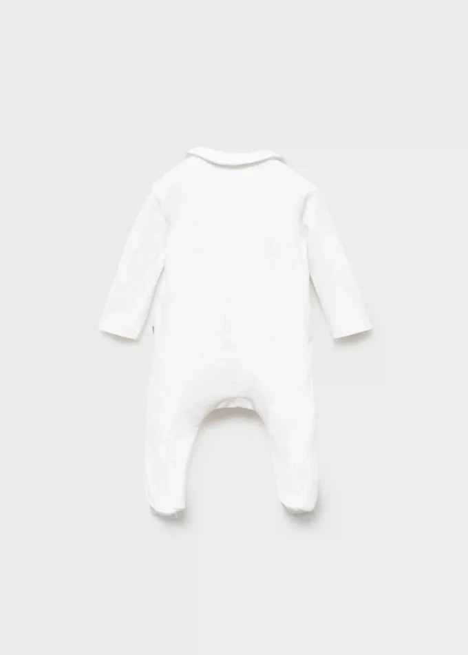 Body in cotone con colletto Peter Pan Body in cotone con colletto Peter Pan