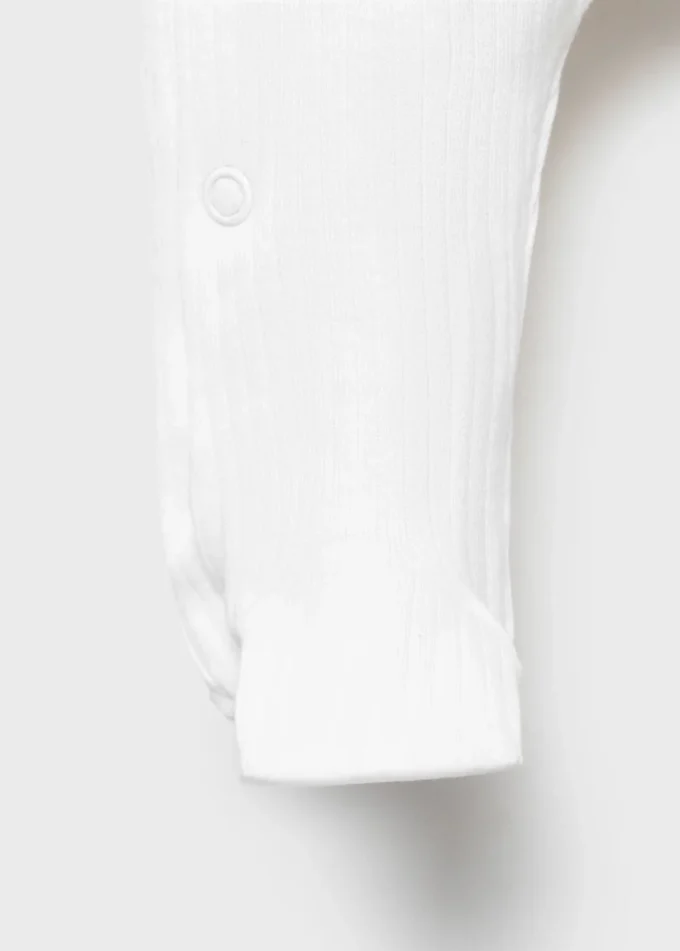 Body in cotone con colletto Peter Pan Body in cotone con colletto Peter Pan