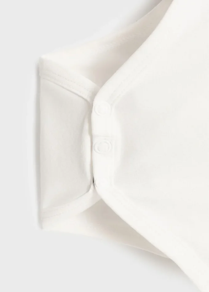 Body in cotone con scollo babydoll Body in cotone con scollo babydoll