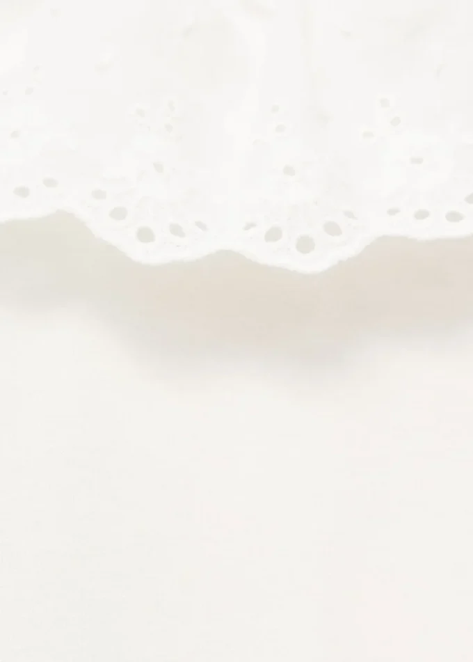 Body in cotone con scollo babydoll Body in cotone con scollo babydoll