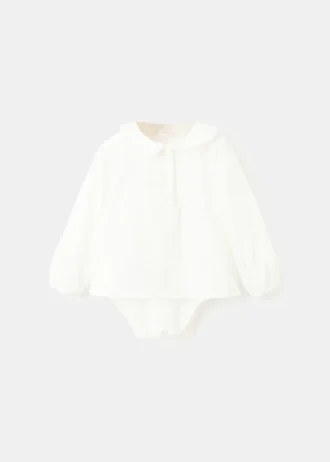 Body per neonati con scollo a righe
