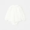 Body per neonati con scollo a righe Body per neonati con scollo a righe