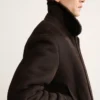 Bomber in pelle scamosciata 100% shearling Bomber in pelle scamosciata 100% shearling