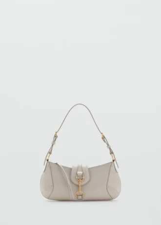 Borsa a tracolla con chiusura a gancio