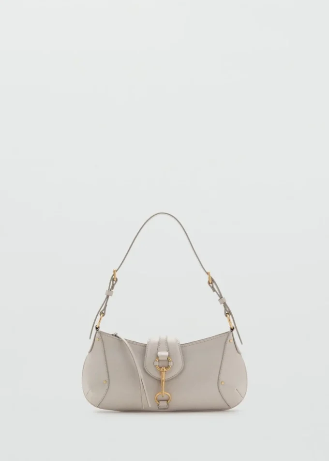 Borsa a tracolla con chiusura a gancio