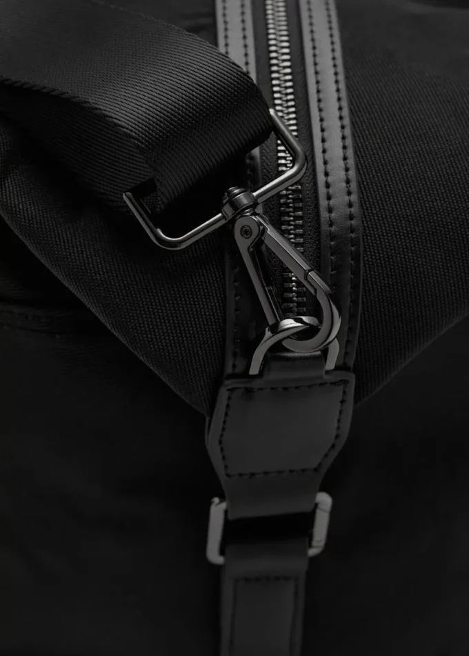 Borsa bowling combinata in pelle Borsa bowling combinata in pelle