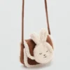 Borsa con effetto shearling Borsa con effetto shearling