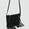 Borsa con frange in pelle Borsa con frange in pelle