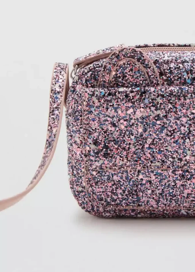Borsa con orecchie e paillettes