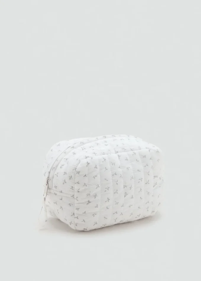 Borsa cosmetica con stampa floreale Borsa cosmetica con stampa floreale