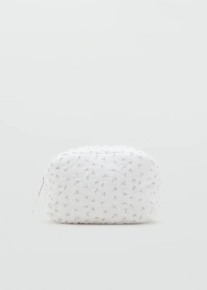 Borsa cosmetica con stampa floreale Borsa cosmetica con stampa floreale