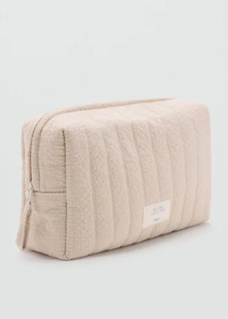 Borsa cosmetici testurizzata