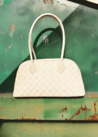 Borsa da bowling intrecciata