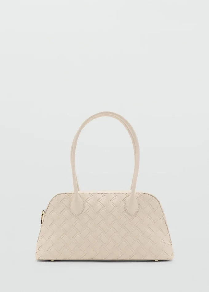 Borsa da bowling intrecciata Borsa da bowling intrecciata