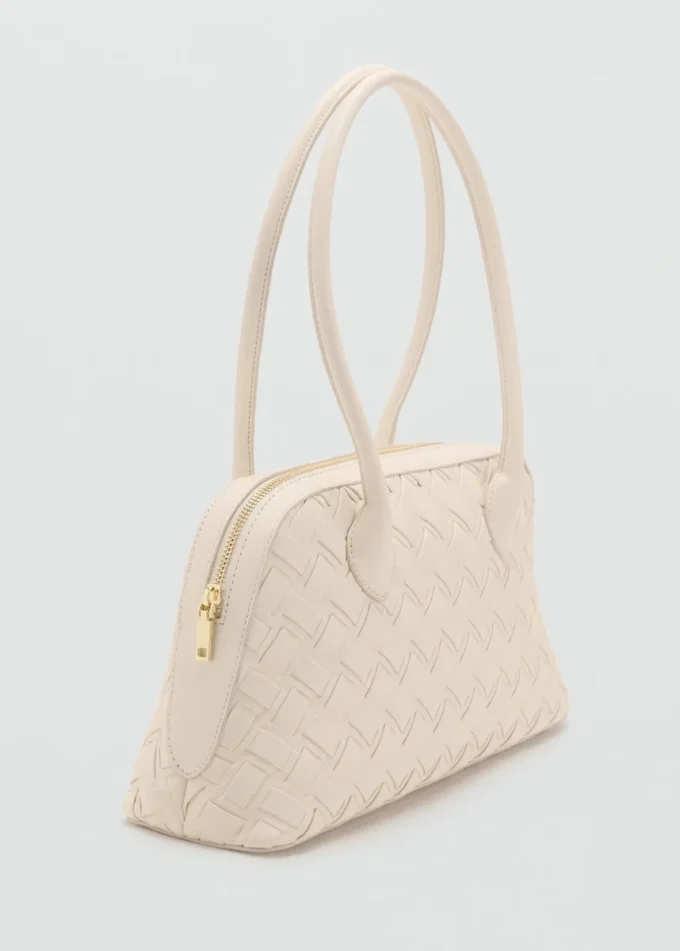 Borsa da bowling intrecciata Borsa da bowling intrecciata