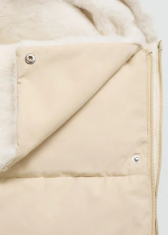 Borsa da passeggio effetto pelliccia