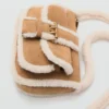 Borsa effetto shearling Borsa effetto shearling