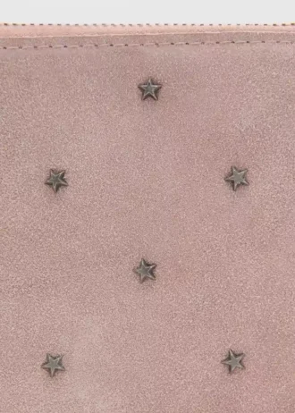 Borsa in pelle con borchie