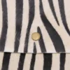 Borsa in pelle con stampa animalier Borsa in pelle con stampa animalier