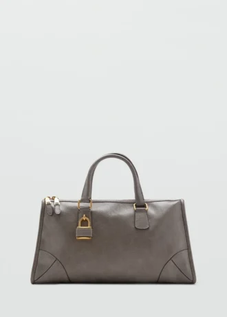 Borsa lucida con manici