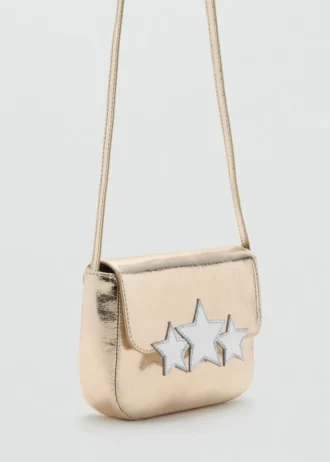 Borsa metallizzata con stelle