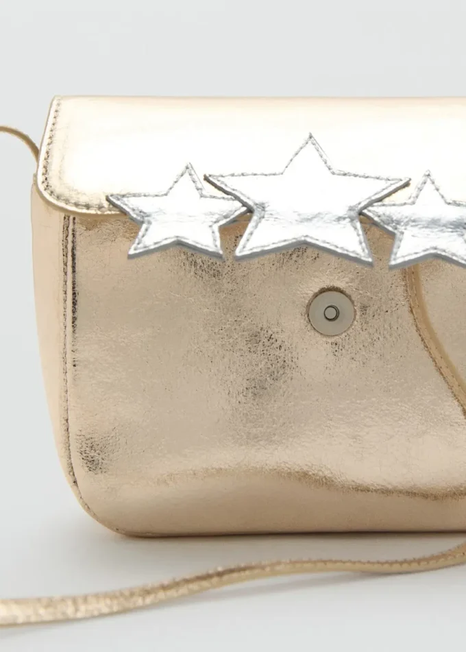 Borsa metallizzata con stelle Borsa metallizzata con stelle