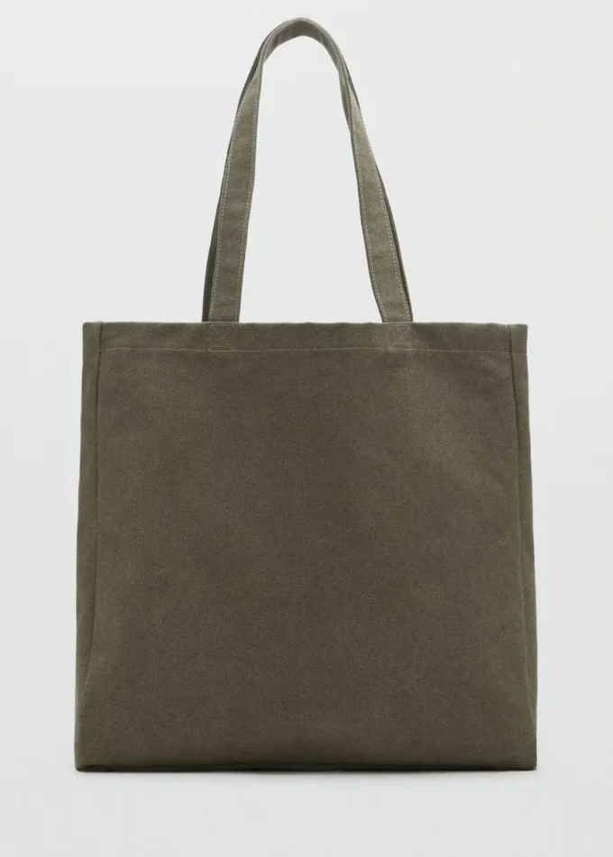 Borsa tote in cotone Borsa tote in cotone
