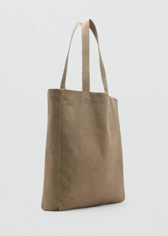 Borsa tote in cotone Borsa tote in cotone