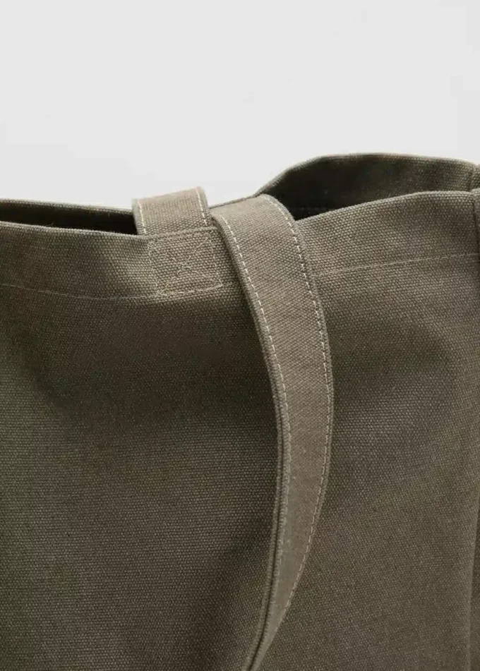 Borsa tote in cotone Borsa tote in cotone