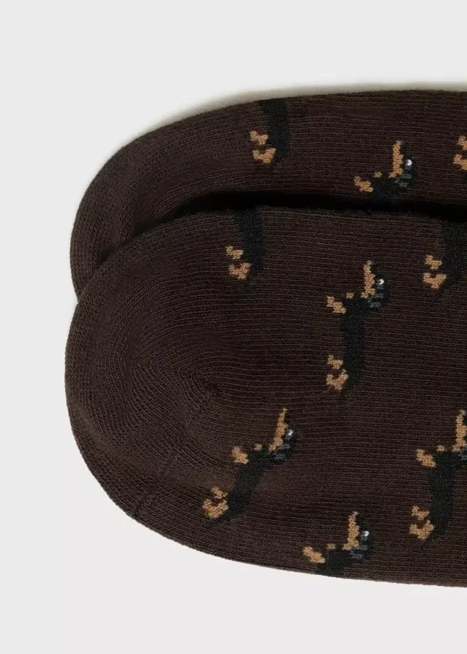 Calzini in cotone con stampa cani