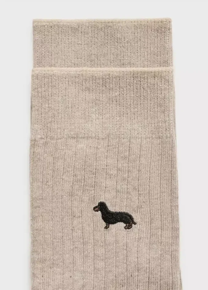 Calzini in cotone ricamati Calzini in cotone ricamati