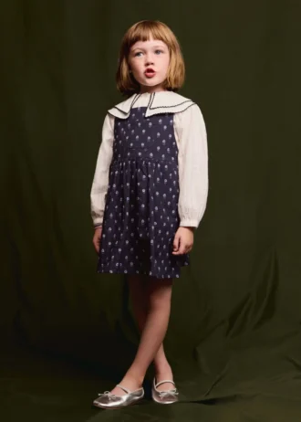 Camicetta a righe con colletto Peter Pan