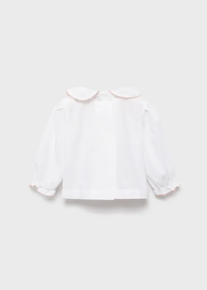 Camicetta con colletto babydoll Camicetta con colletto babydoll