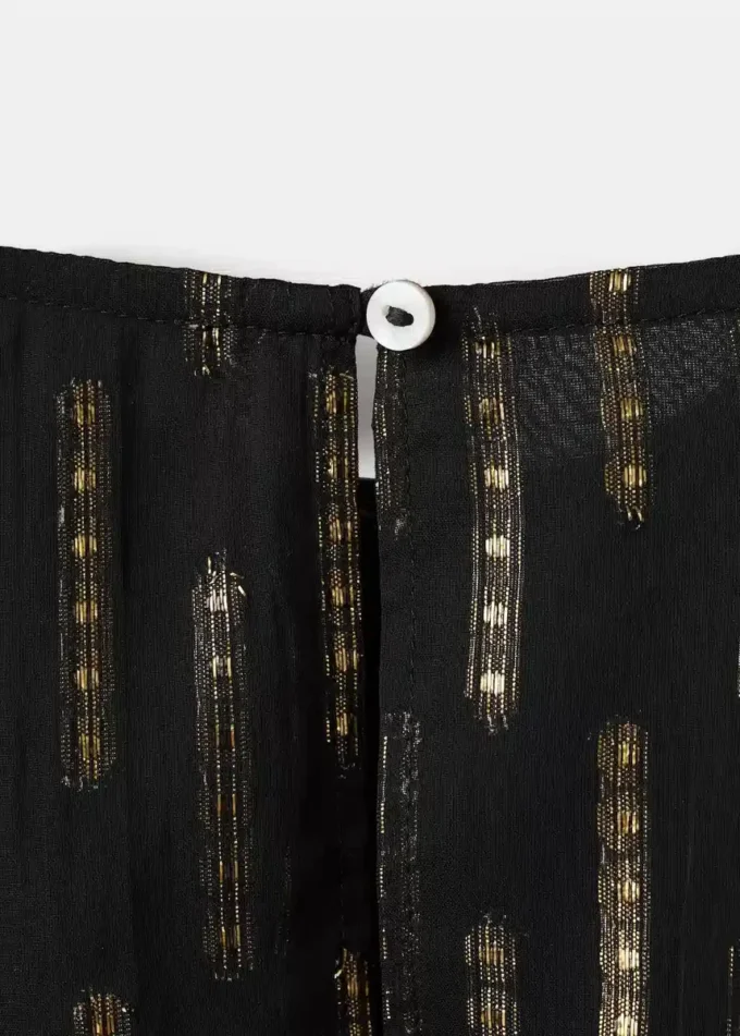 Camicetta con dettagli in lurex